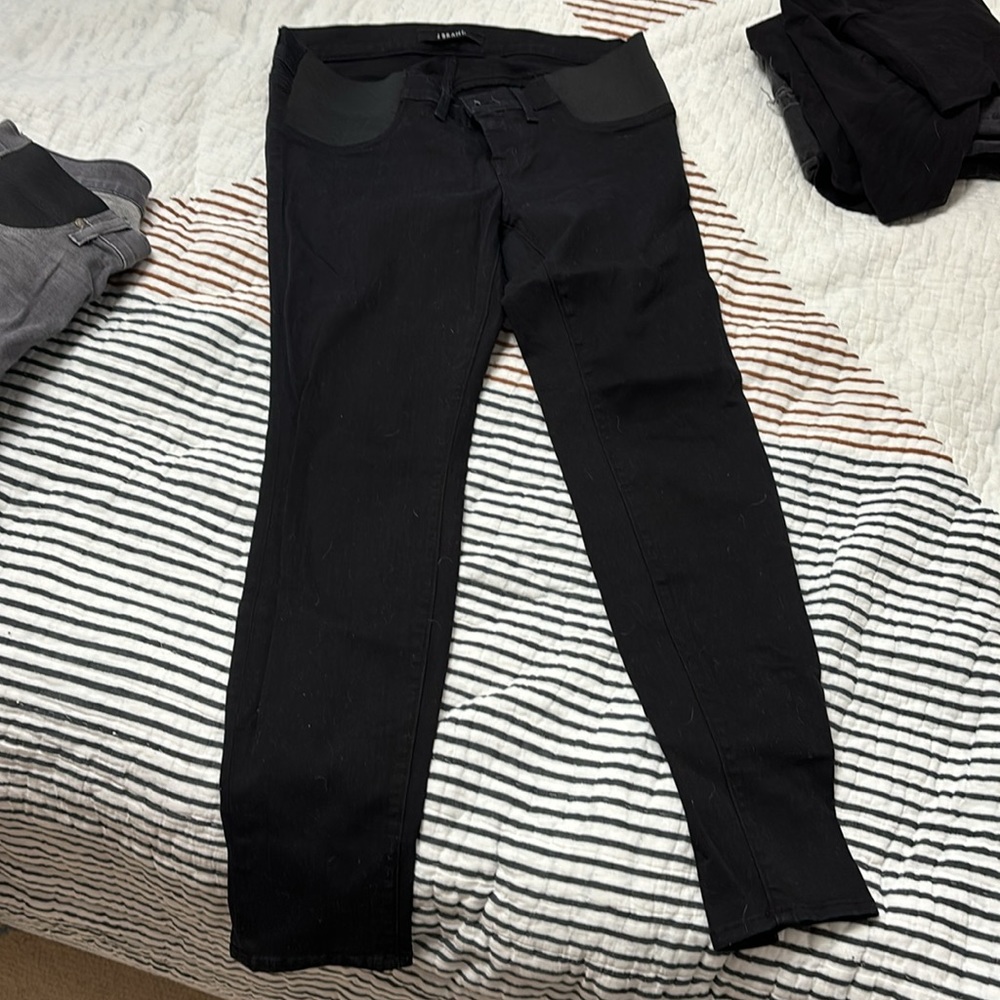 J Brand Mama J Hewson - black maternity jeans